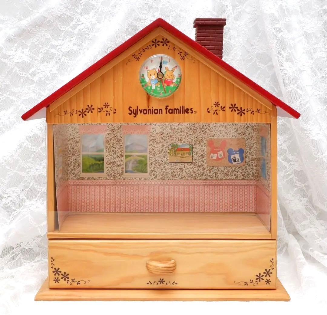 【希少】シルバニア⭐️インテリア木製ハウス エポック社 ドールハウス⭐️（美品）