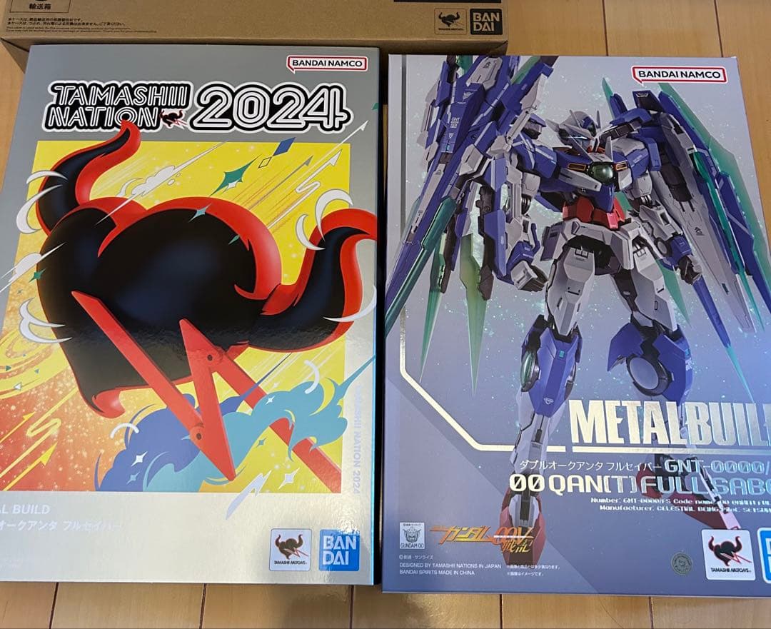 L BUILD ダブルオークアンタフルセイバー　機動戦士ガンダム00