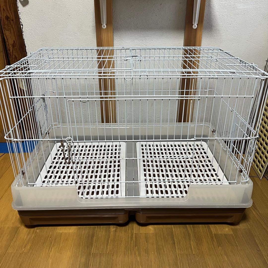うさぎのカンタンおそうじケージ　ワイドB