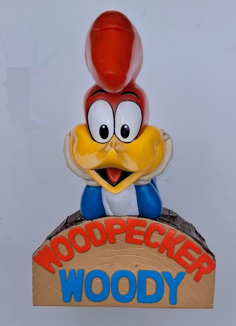 ウッドペッカー　貯金箱　ツクダホビー　ヴィンテージ