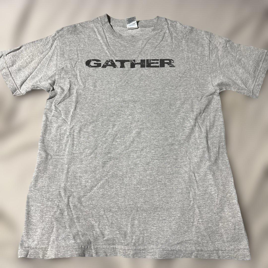 vegan straight edge GATHER Tシャツ medium