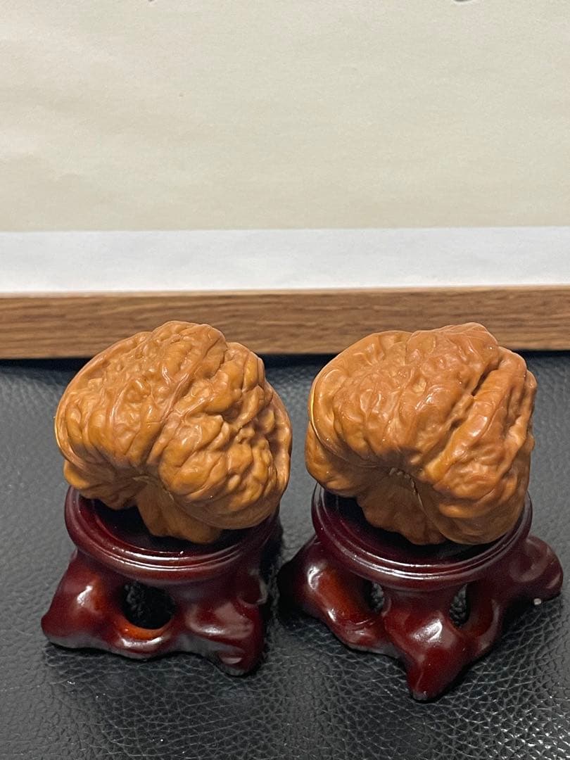 ❤️No.421遊ぶクルミ　文玩核桃 满肉肥蛙（店主1年育てた)