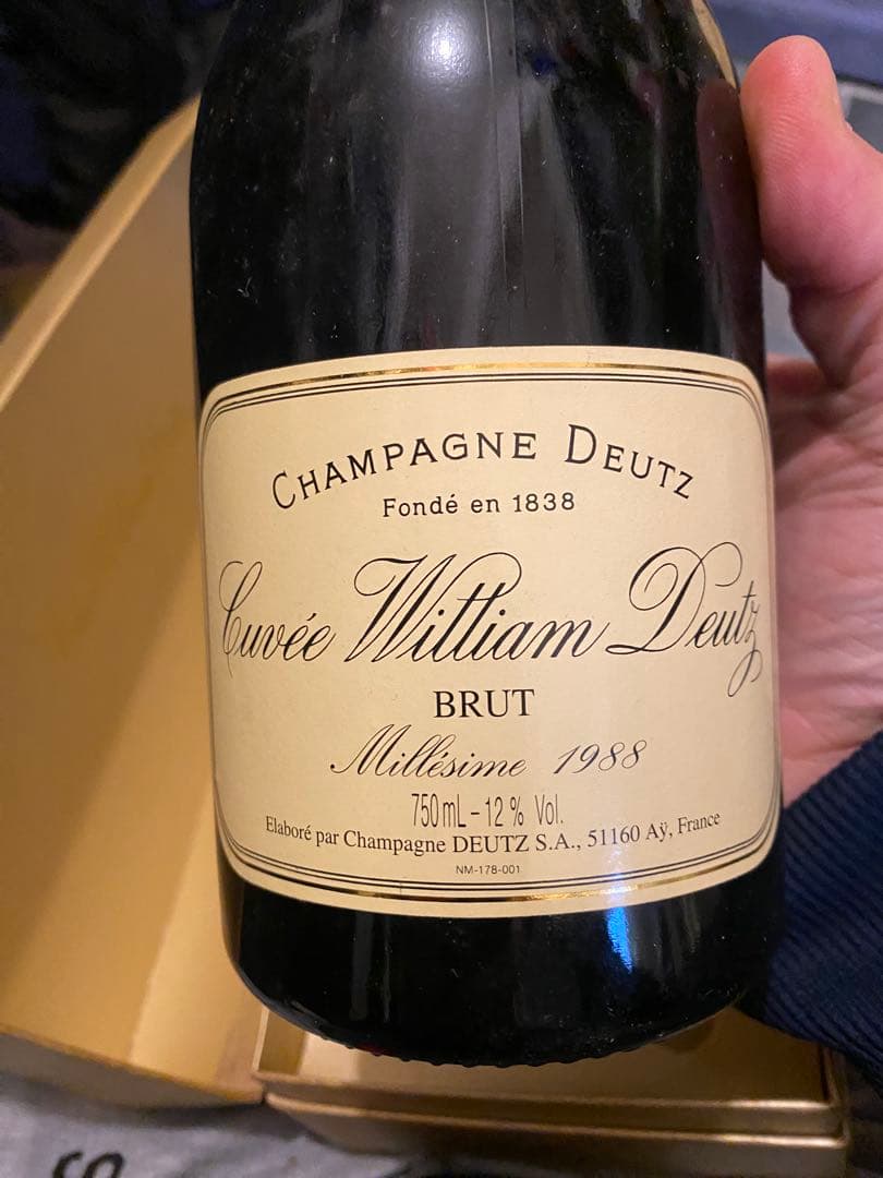 その他 Champagne William Deutz Brut 1988 750ml