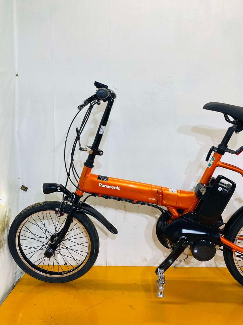 送料無料 条件付き パナソニック折り畳み式 前18/後20型 電動自転車中古