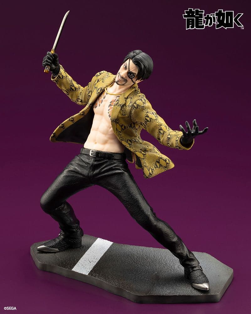 【新品・未開封】公式特典付き コトブキヤ 龍が如く 真島吾朗 フィギュア