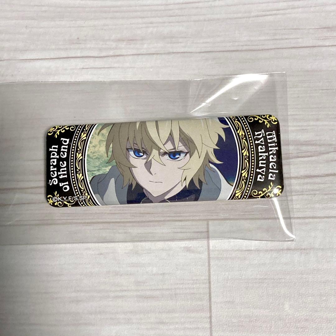 終わりのセラフ ロング缶バッジ ミカエラ ロン缶 ロングカンバッジ オワセラ