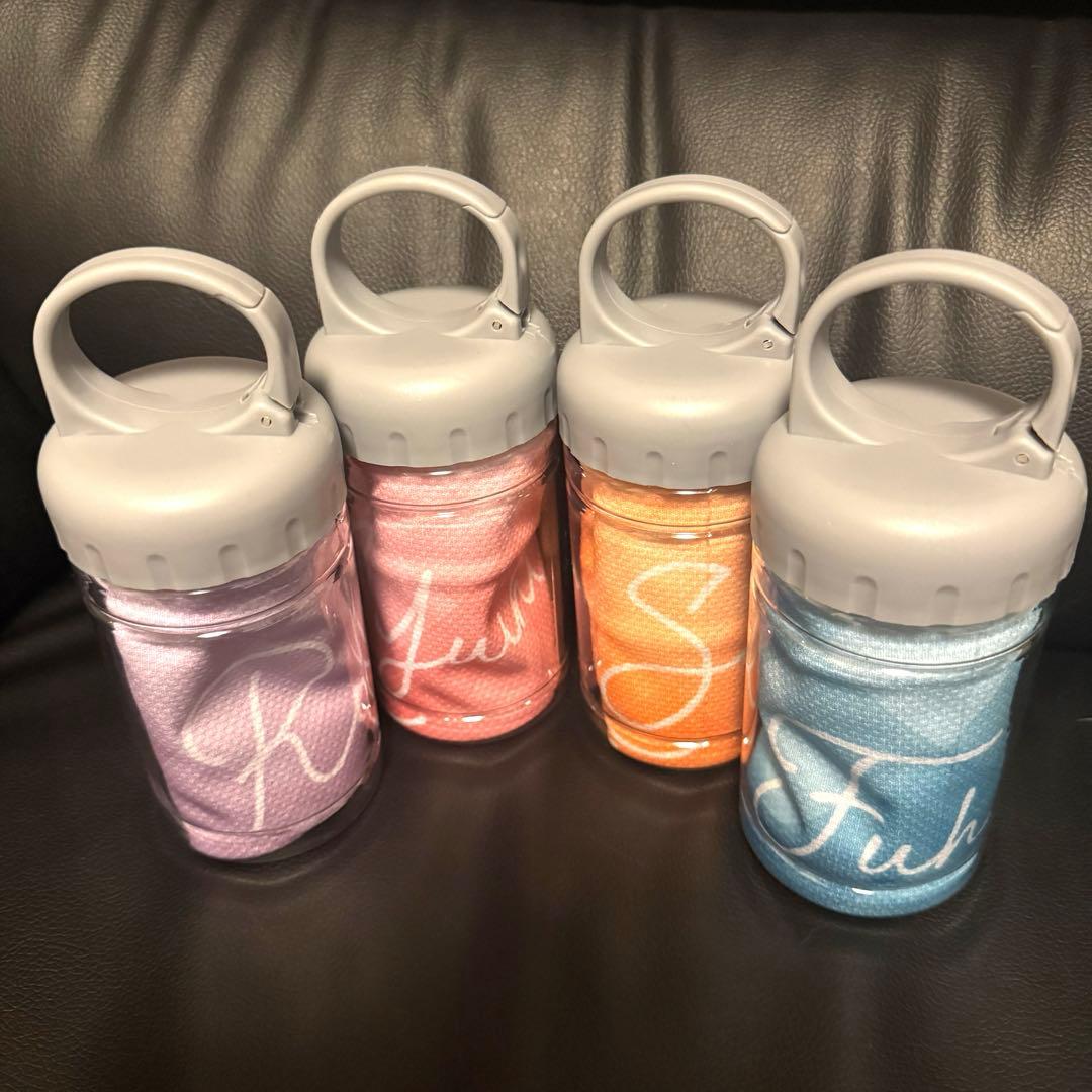 新品未開封 アドベンチャーワールド パンダ クールタオル 4本セット