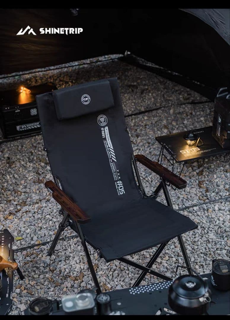 激渋 SHINETRIP 高級ハイバックチェア リクライニング+枕付