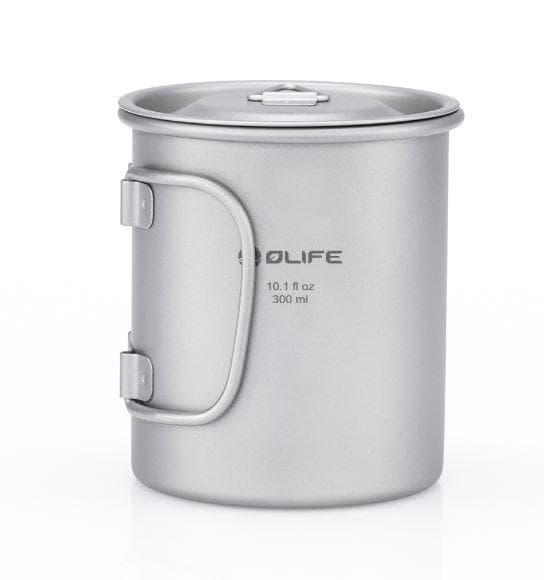 Olight オーライト チタンシングルマグ 折畳 ハンドル 蓋付き 300ml