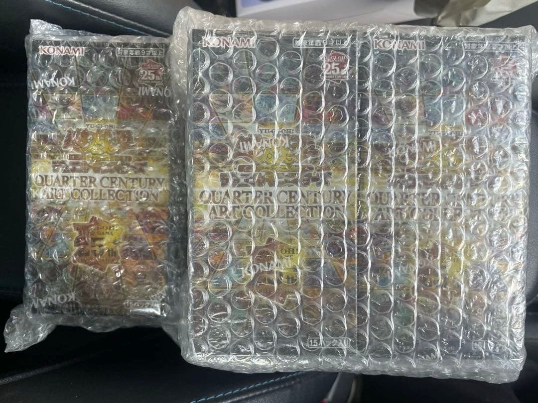 遊戯王　クォーターセンチュリーアートコレクション 5BOX シュリンク付き