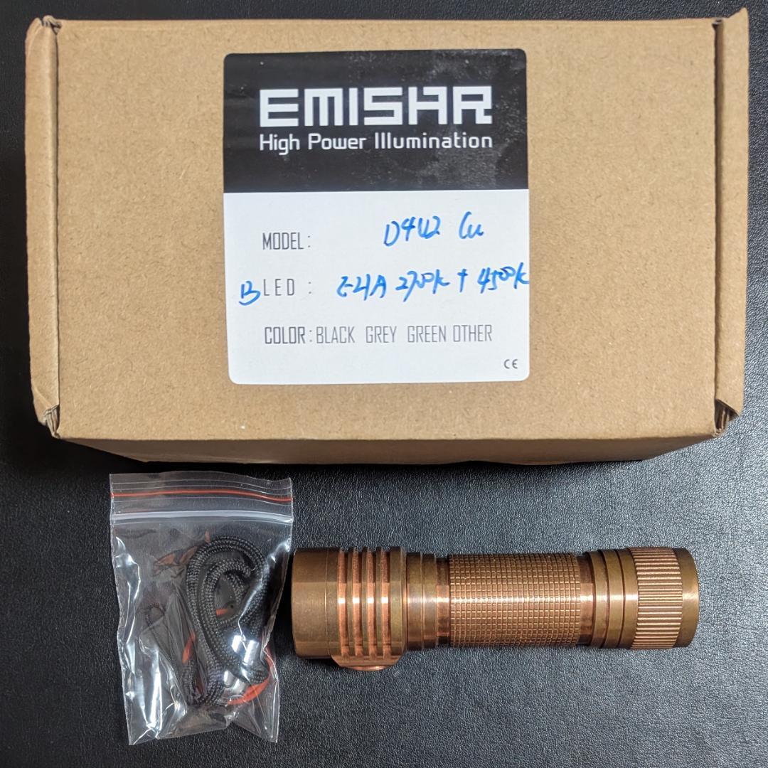ライト・ランタン Emisar D4V2 Copper Nichia E21A