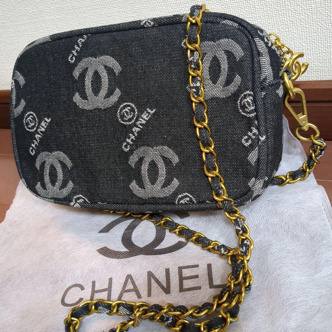 新品•未使用　CHANELノベルティ デニム ショルダーバッグ