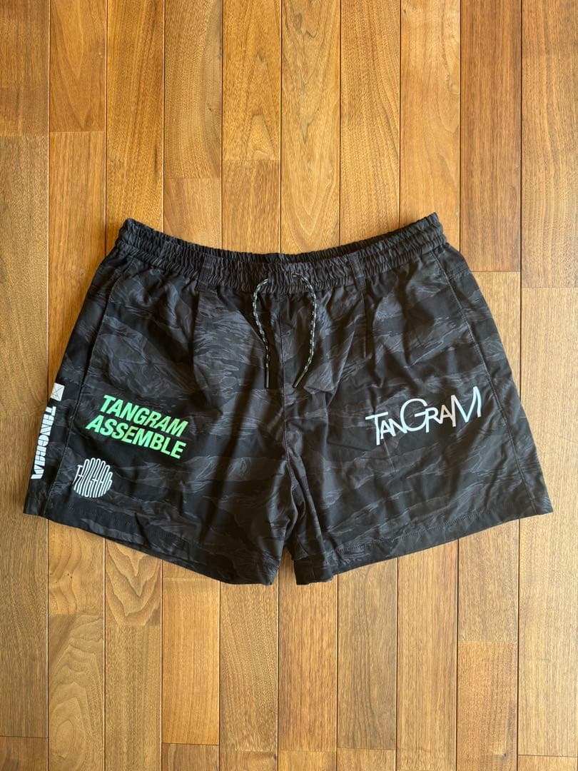 TANGRAM タングラム TS CAMO TURF SHORTS BLACK