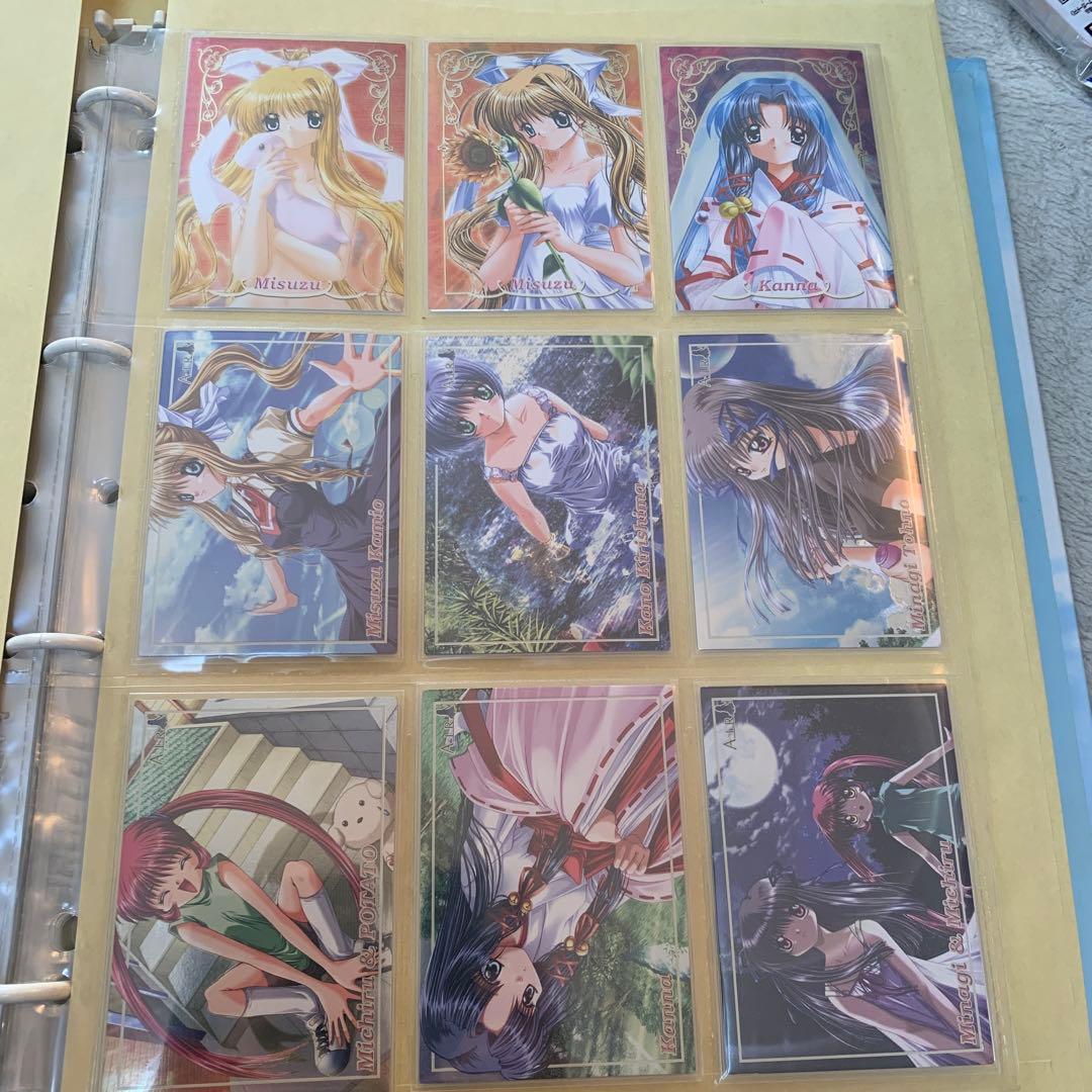 AIR トレカ　トレーディング　カード　key ブロッコリー版　観鈴　フルコンプ