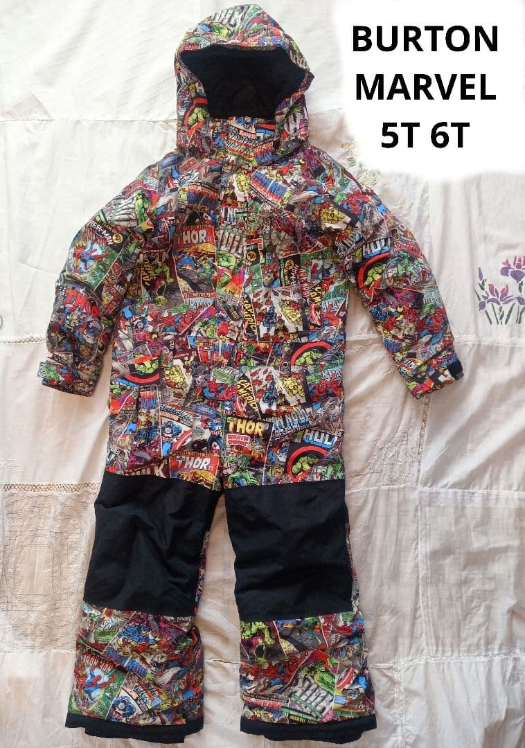 BURTON　MARVEL　つなぎ　カバーオール　スキーウェア　5T　6T