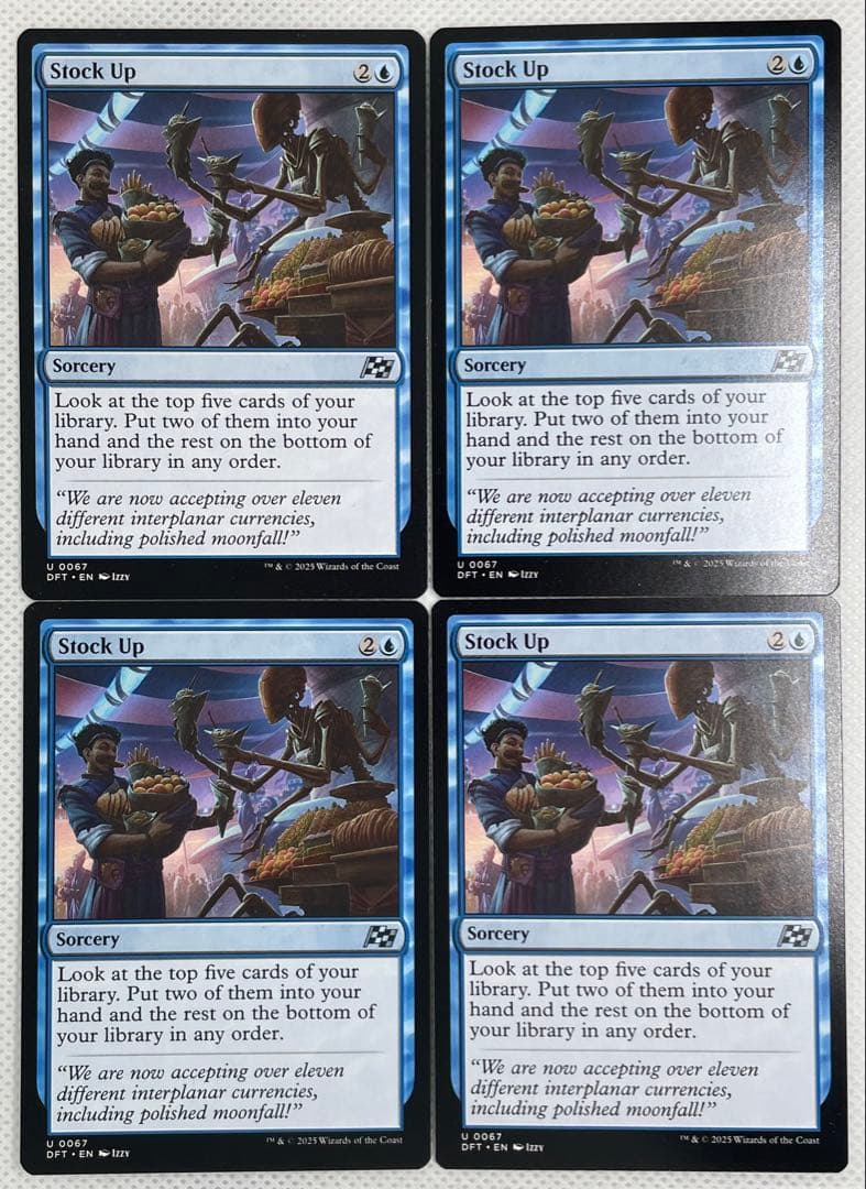 MtG 食糧補充/Stock Up 英語4枚