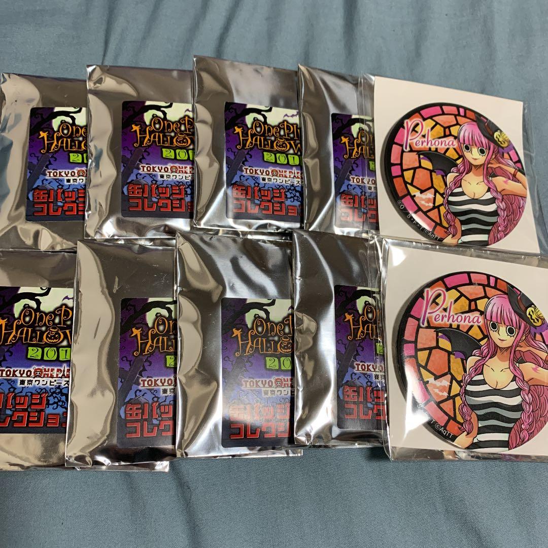 東京ワンピースタワー トンガリ島麦わらストア限定 ハロウィン 缶バッジ ペローナ