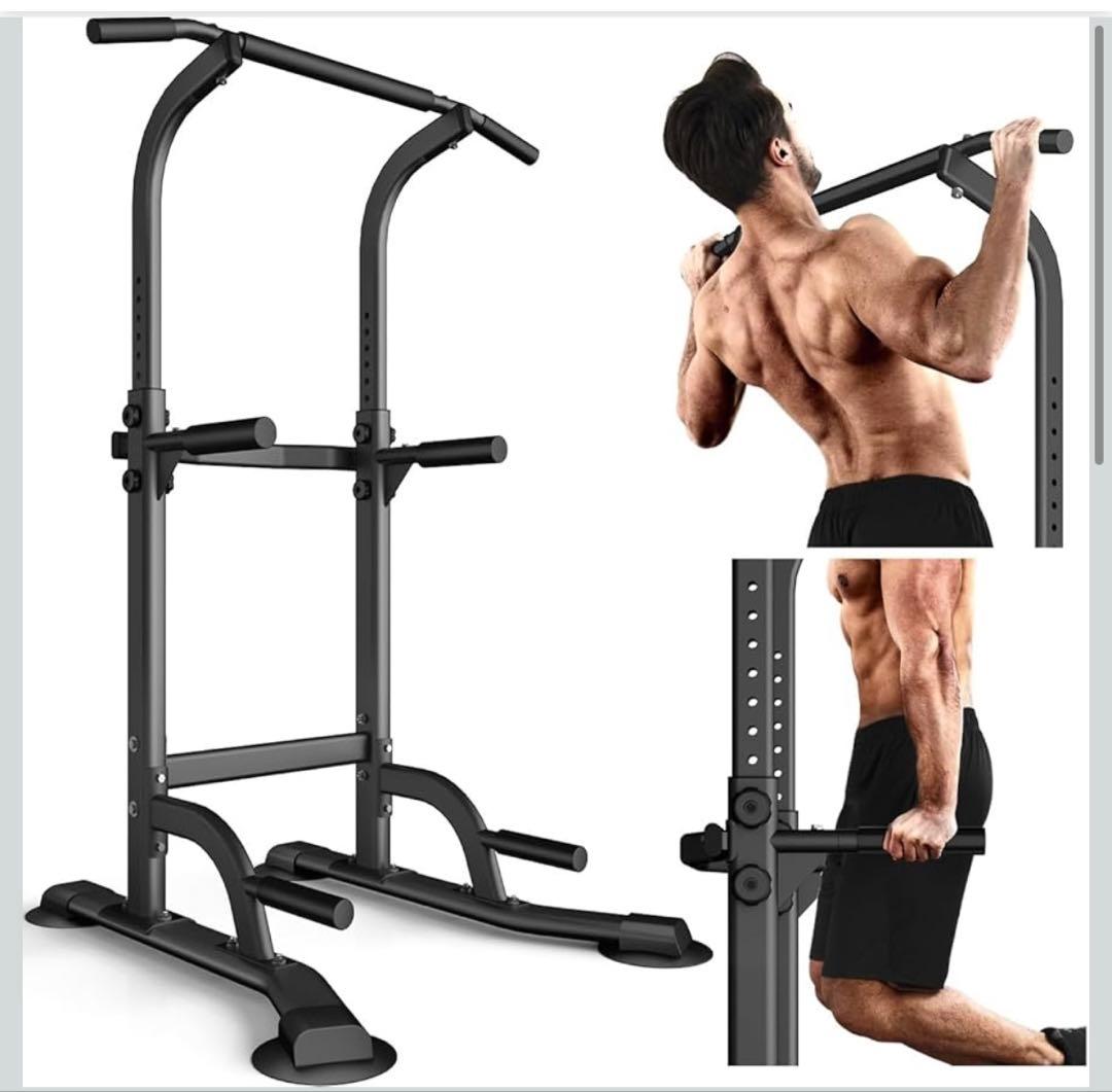 筋トレ好きにおすすめの懸垂バー 調整可能 ブラック