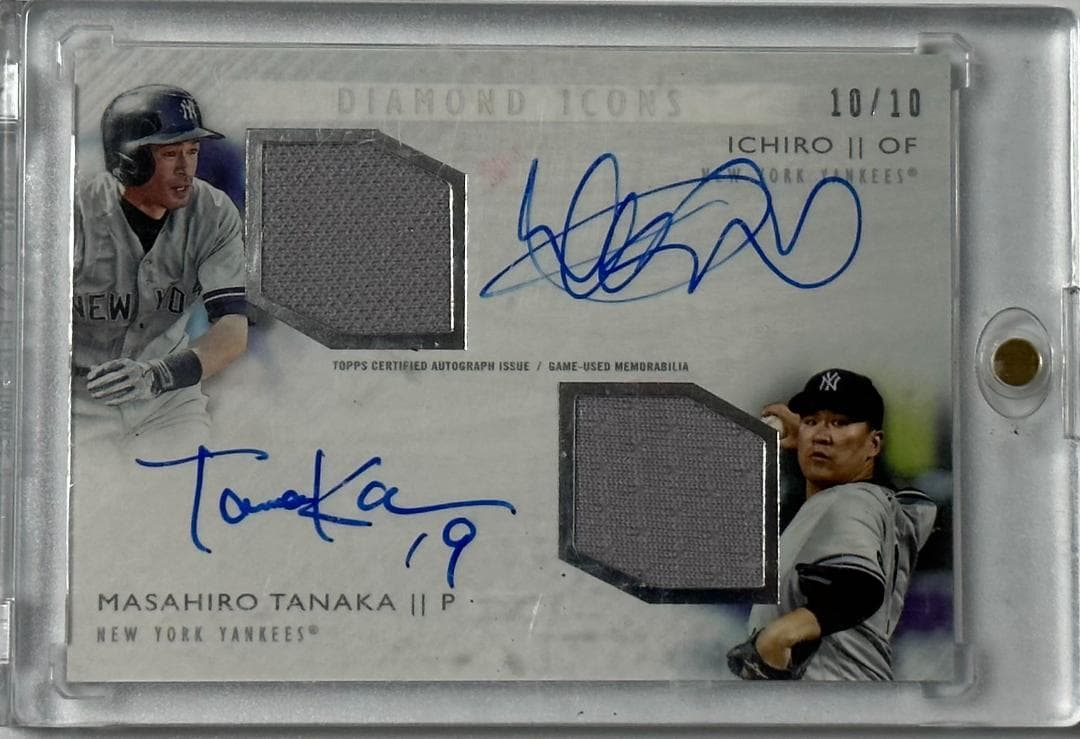 MLB☆イチロー、田中将大 17 Topps 10枚限定直筆サインジャージカード