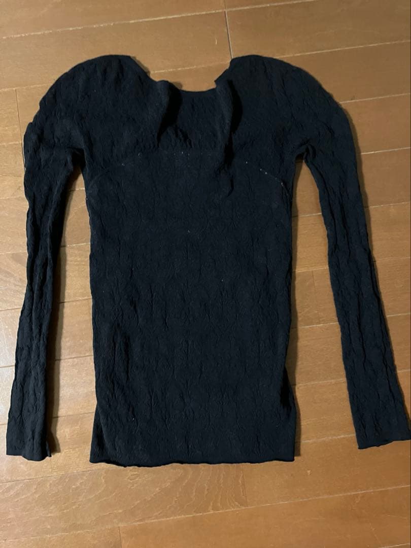 チャコット　　ノーソーイングニット　カップポケット付き　黒　M