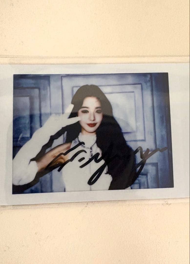 ive I've ウォニョン　サイン入り写真 トレカ　wonyoung