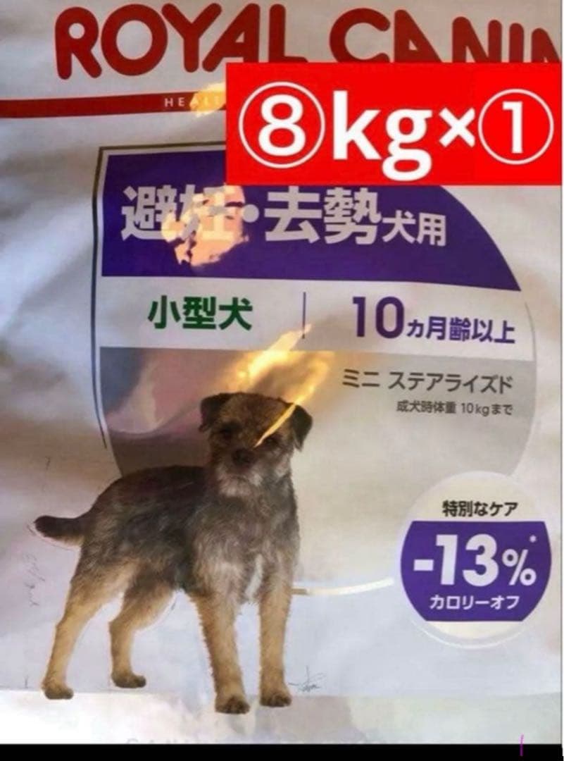 ロイヤルカナンミニステアライズド8kg