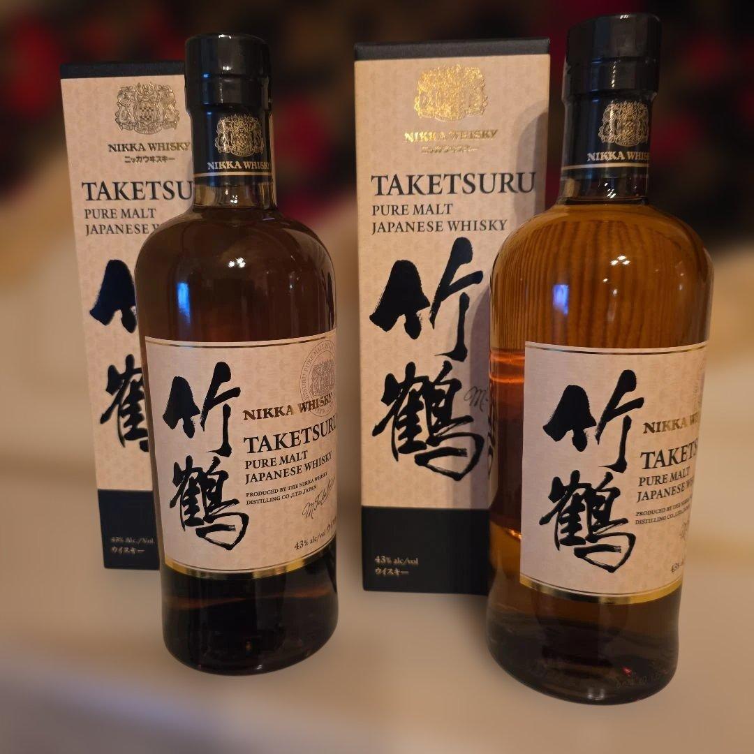 (入手困難) [ NIKKA ] 竹鶴 PURE MALT <新品商品> 2本