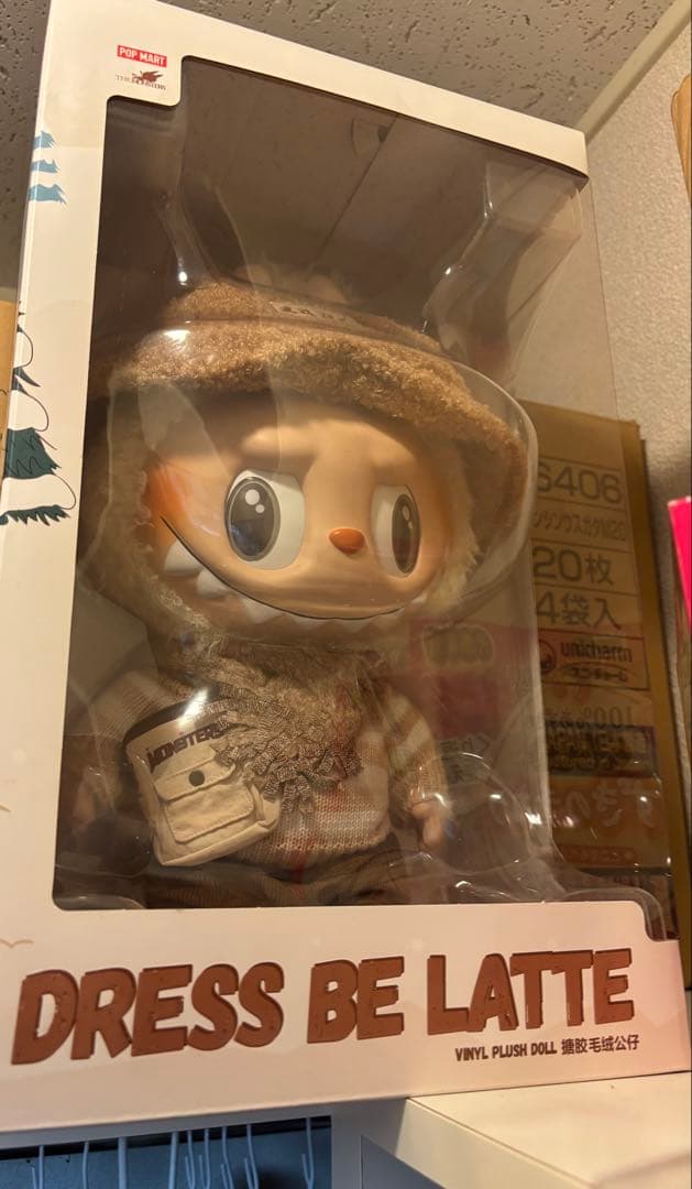 【開封済み】 POPMART Labubu DRESS BE LATTE