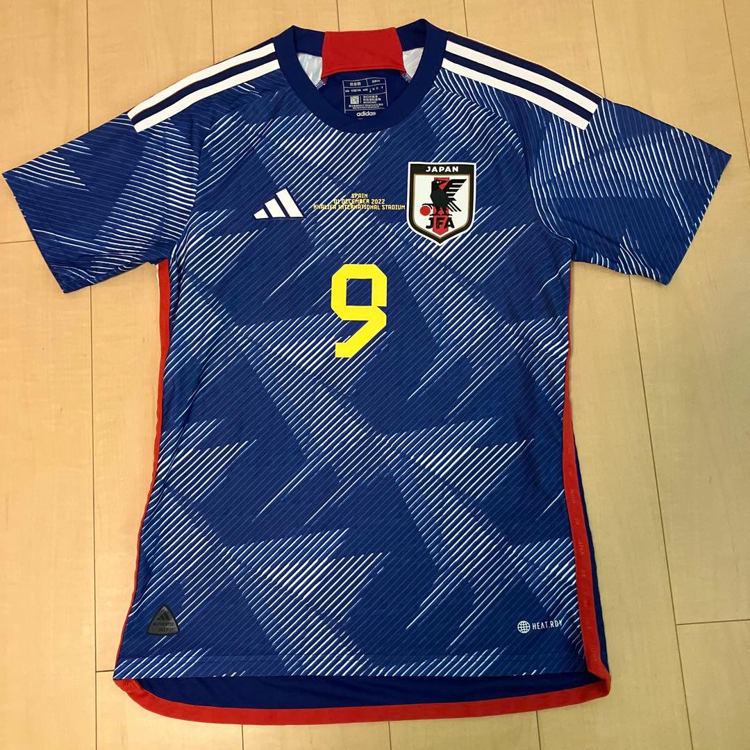 サッカー 日本代表 三笘 薫 選手 オーセンティック ユニフォーム M