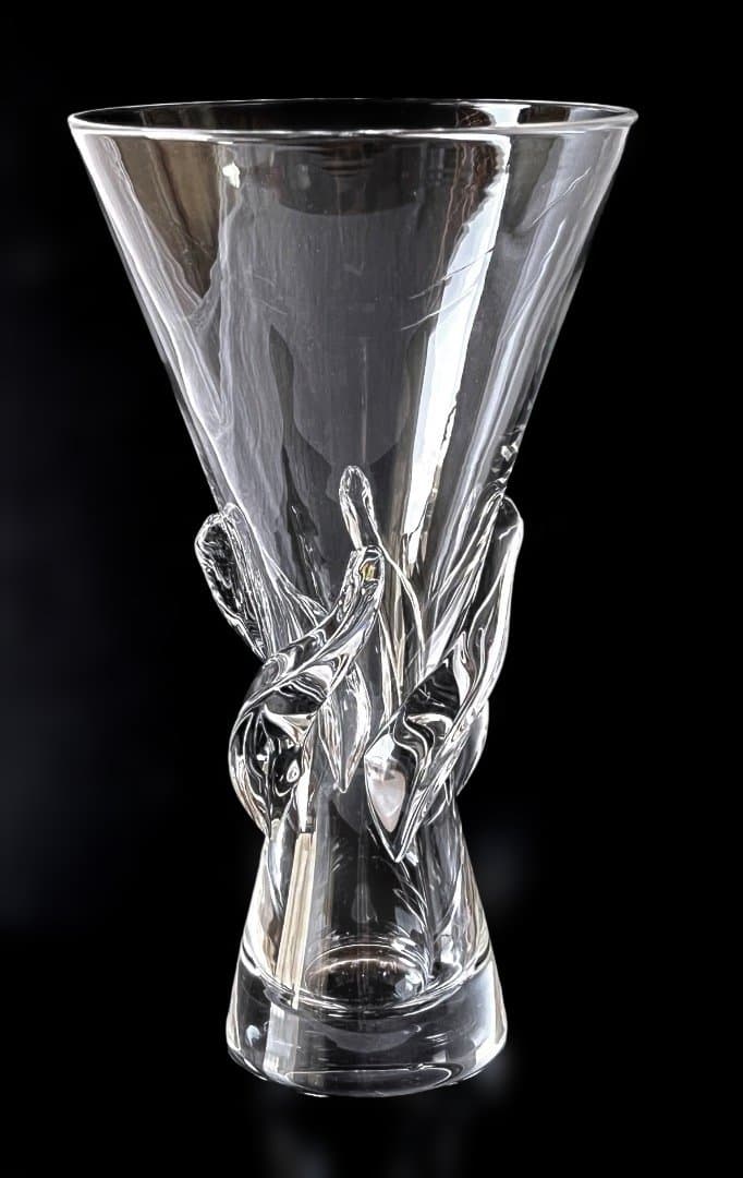 Steuben ステューベン クリスタル花器 29cm 80年代ヴィンテージ