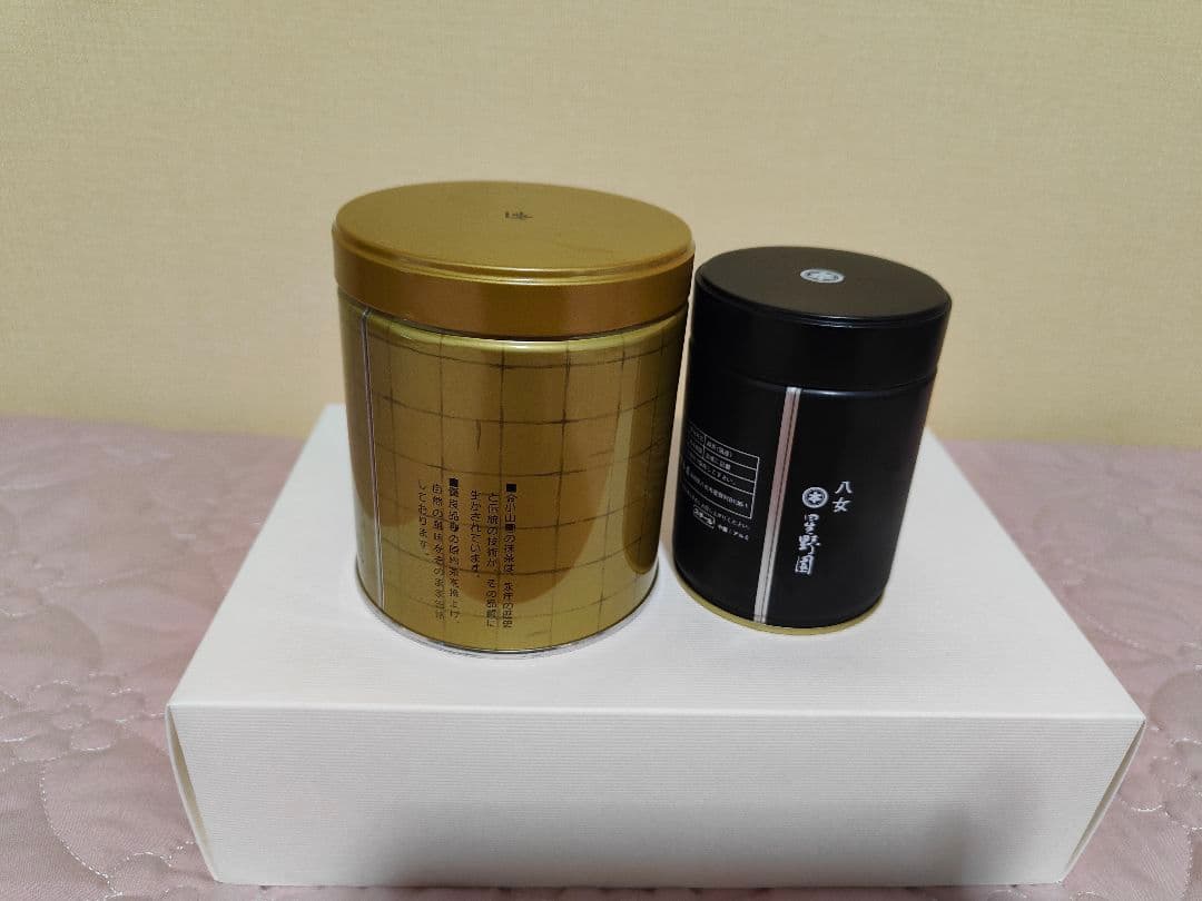 星野抹茶八女の華100gと山政抹茶松風300gセット