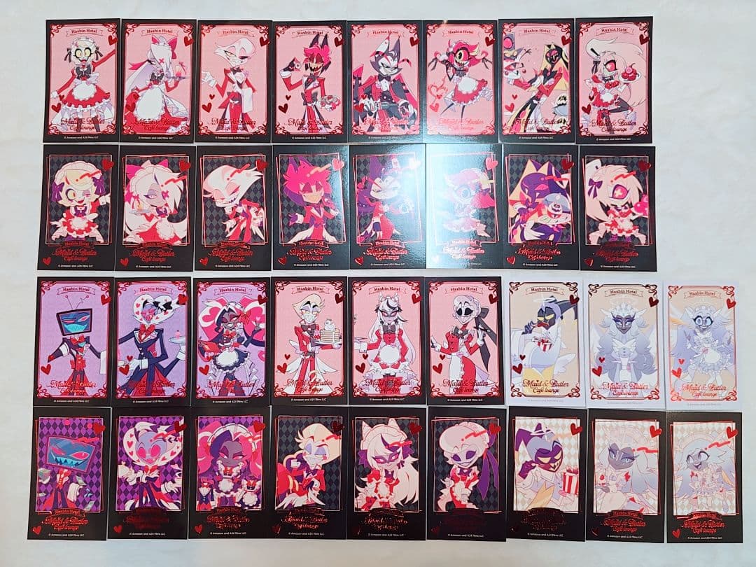 ※期間限定価格※ハズビンホテル アニメイトカフェ 箔押しカード コンプリート