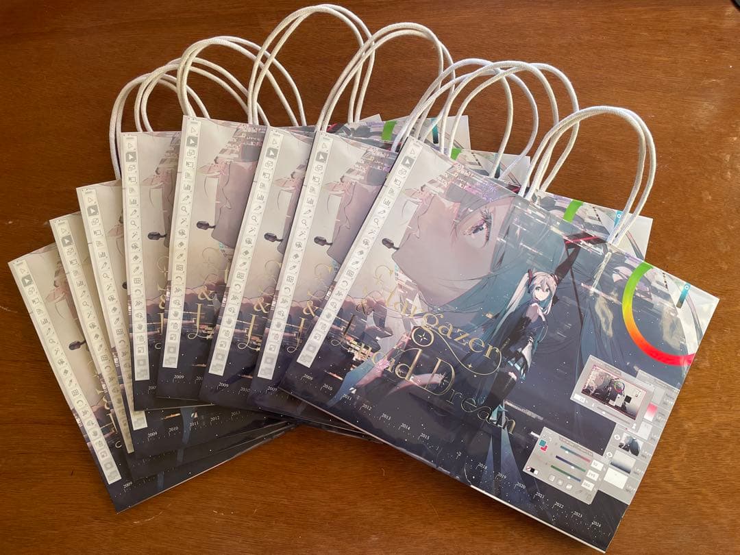 初音ミク　Rella　個展　ショッパー