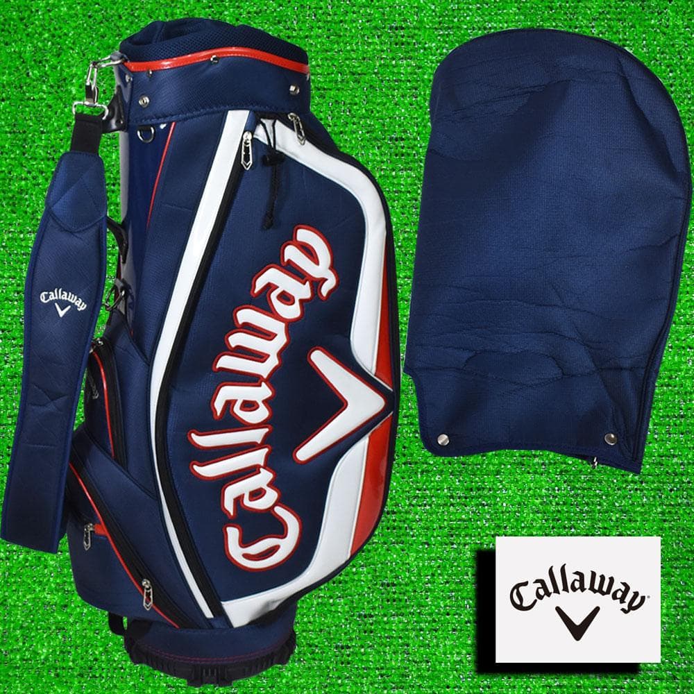 Callaway/キャロウェイ ゴルフ キャディバッグ９型【ネイビー】美品！