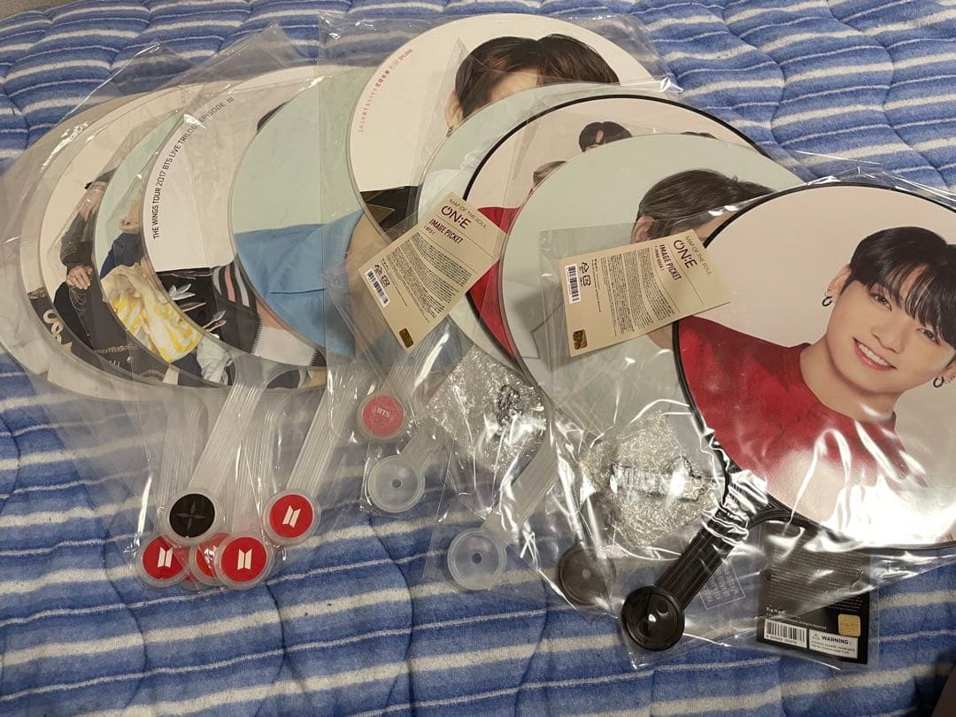 防弾少年団 BTS チョンジョングク 公式グッズ 団扇12枚