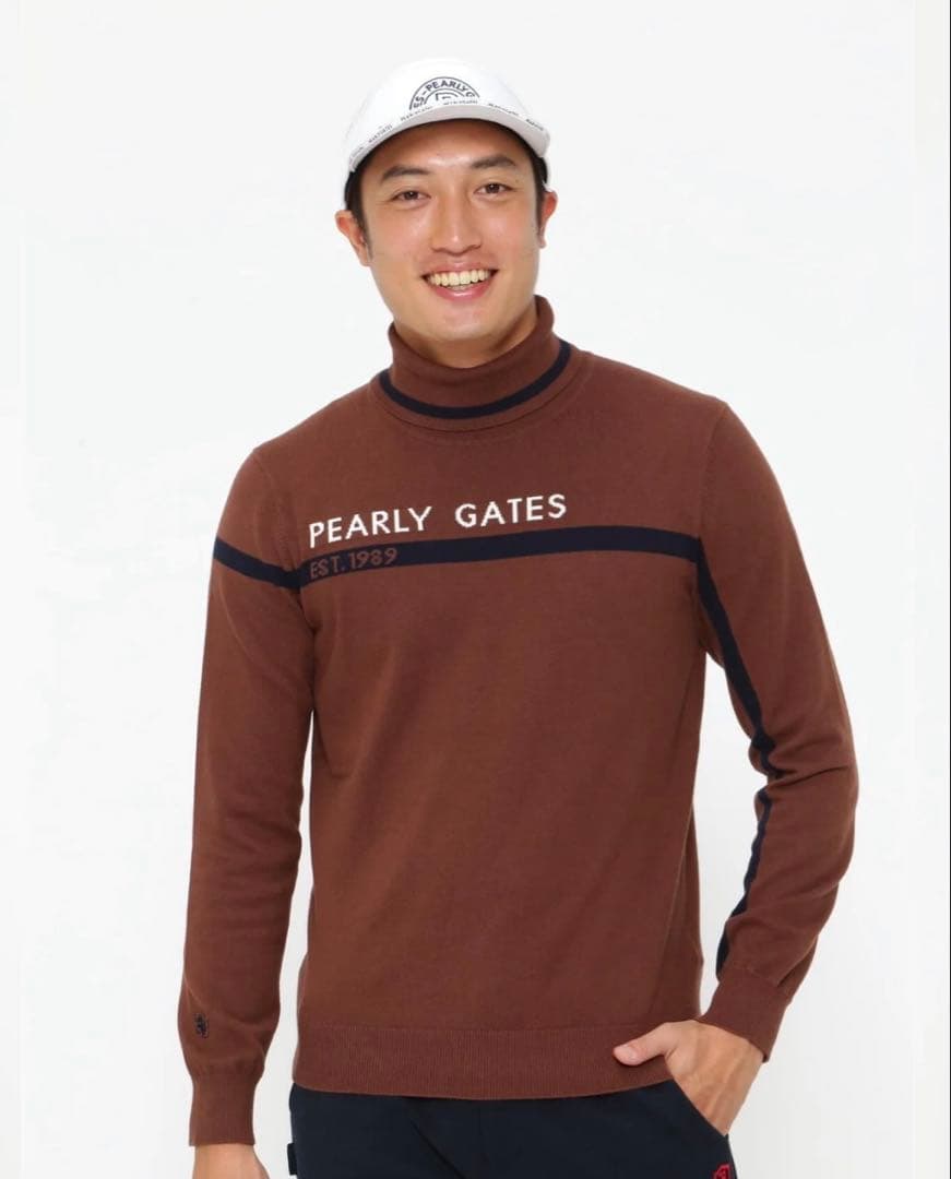 新品タグ付き　パーリーゲイツ　ソフトタッチハイネックニット プルオーバー　6