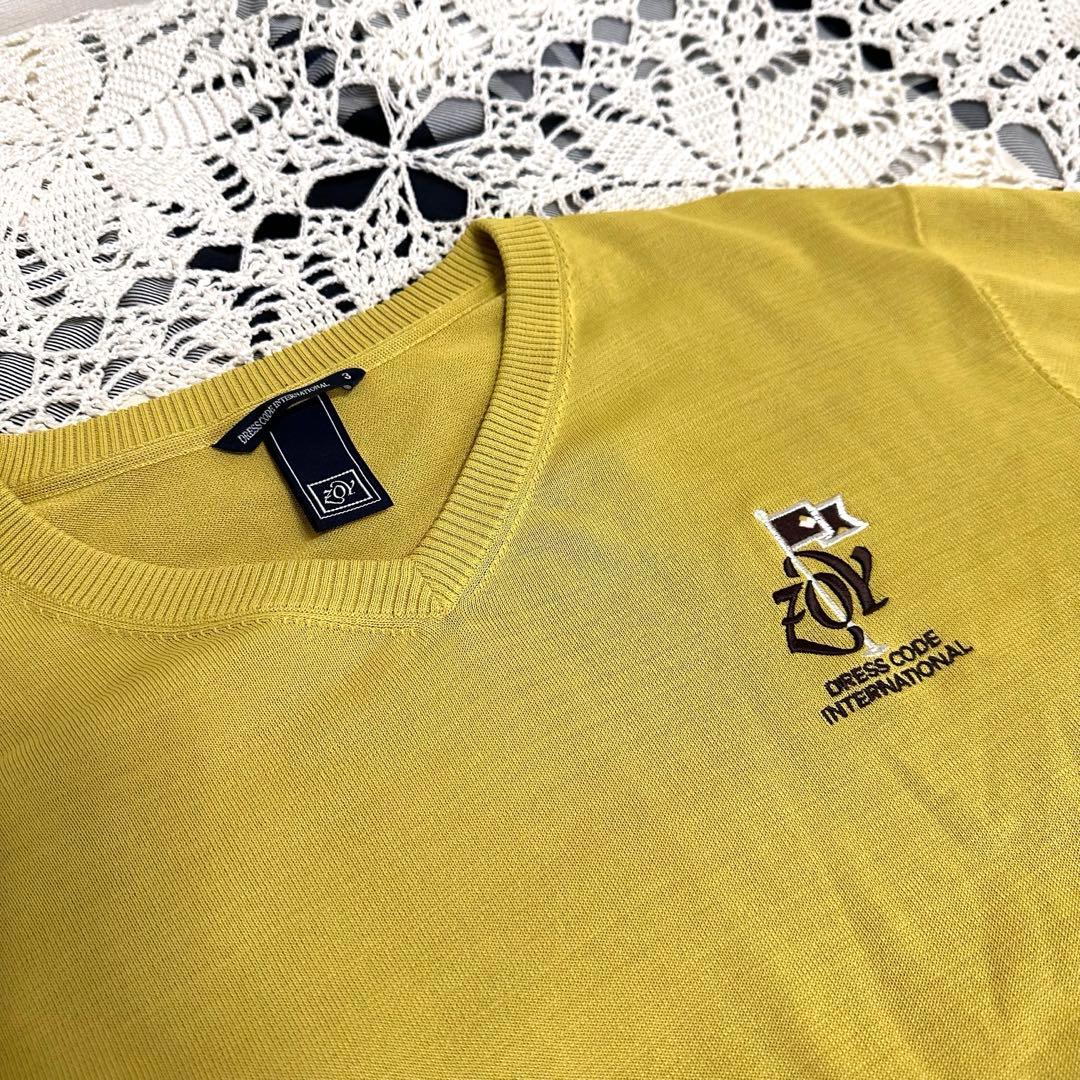 美品☆定価2.8万円☆近年モデル☆ゾーイ☆セーター☆イエロー☆Lサイズ☆