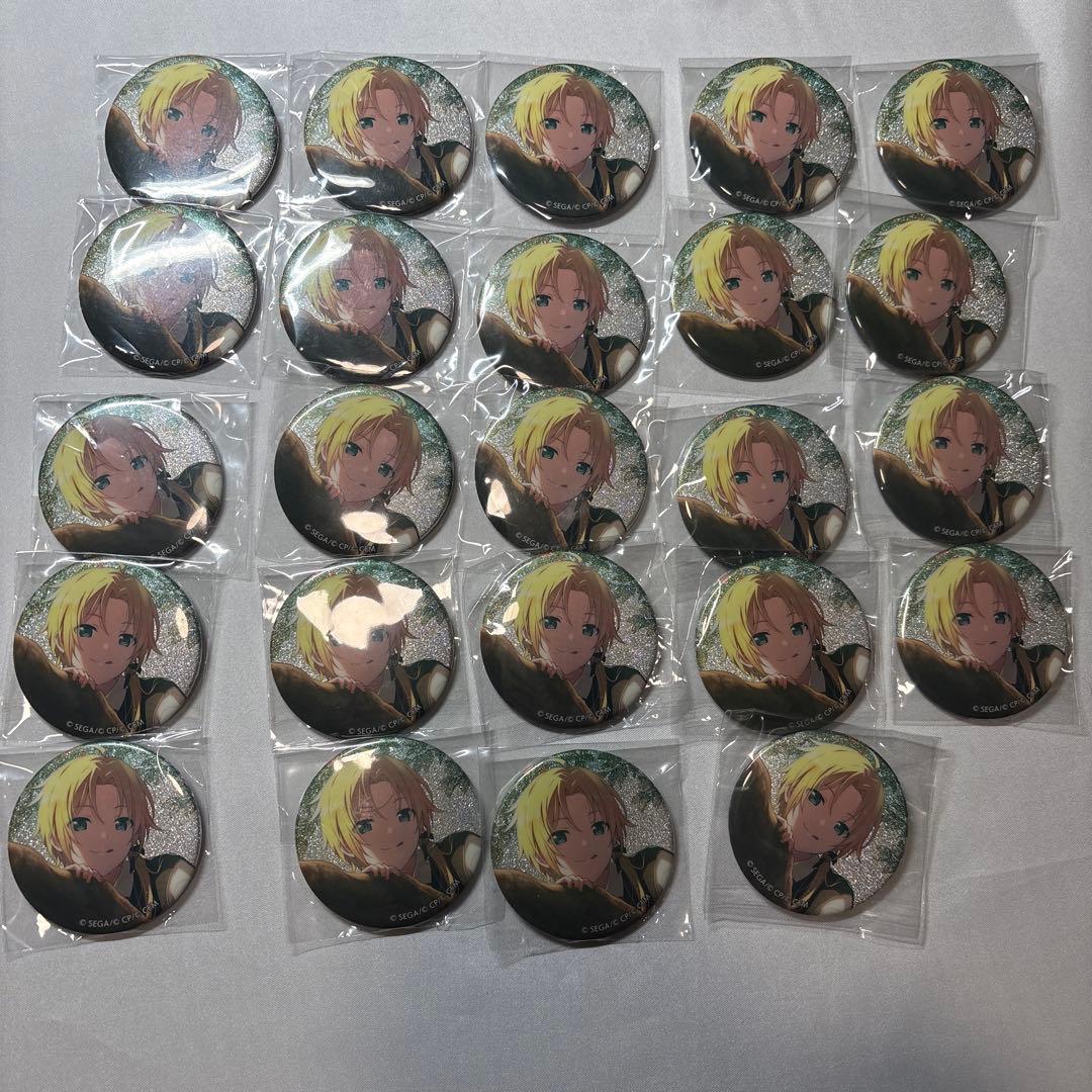 A プロセカ 鏡音レン グリッター缶バッジ グリ缶 38B 24個