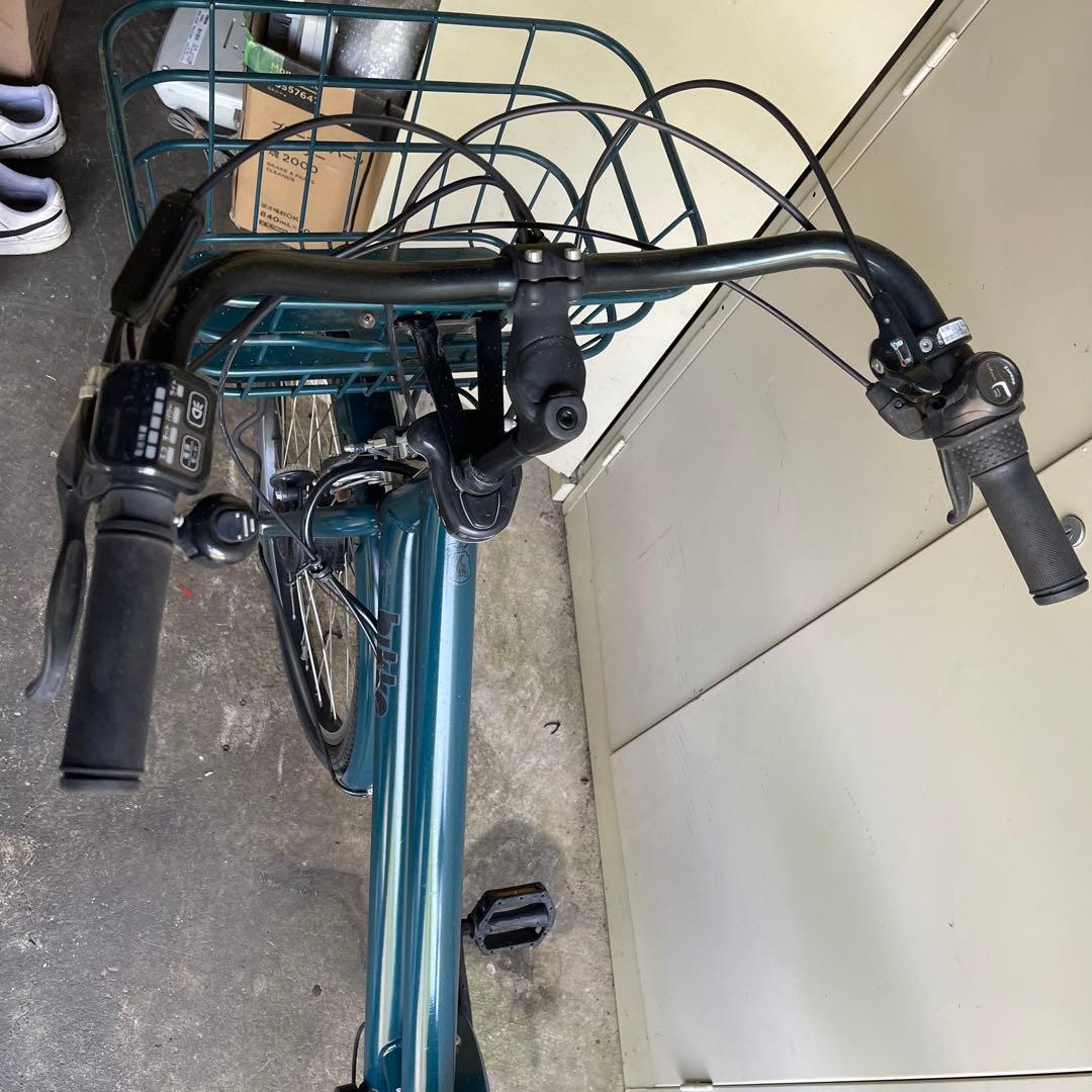 Bridgestone BIKKEシティタイプ 電動アシスト自転車 ブラック