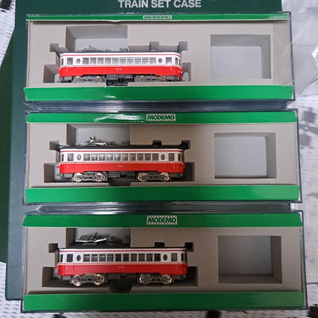 名鉄モ510形　赤白塗装　三重連セット