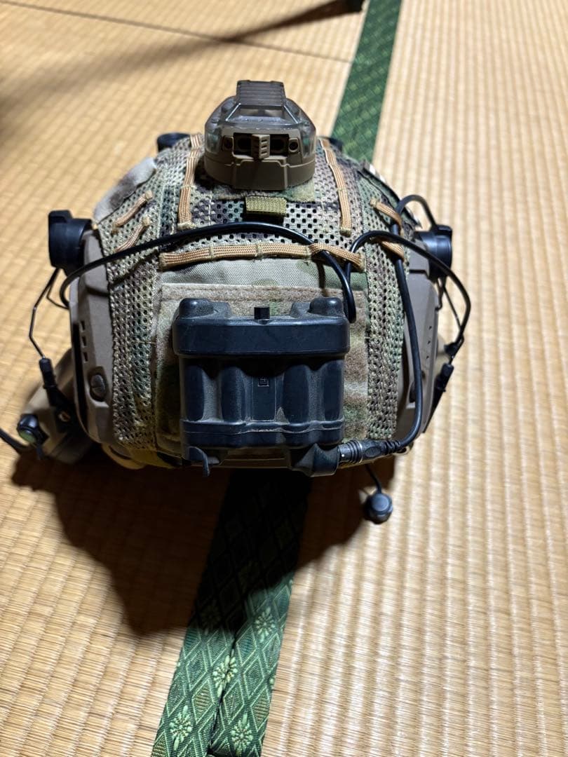 FMA製ヘルメット ダミーナイトビジョン＆ヘッドセット