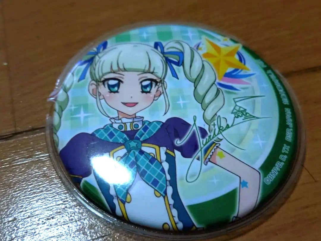 アイカツ　藤堂ユリカ　缶バッジ　セガナムコ限定