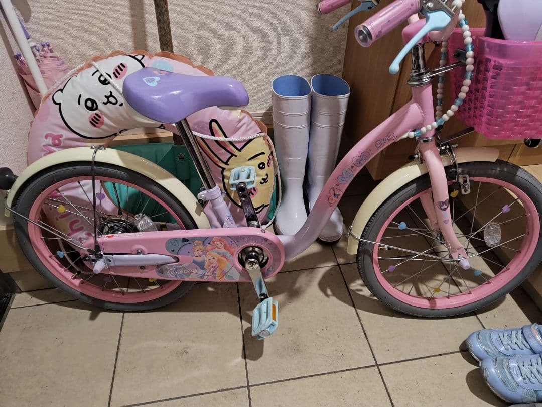 プリンセスデザイン幼児用自転車16インチ