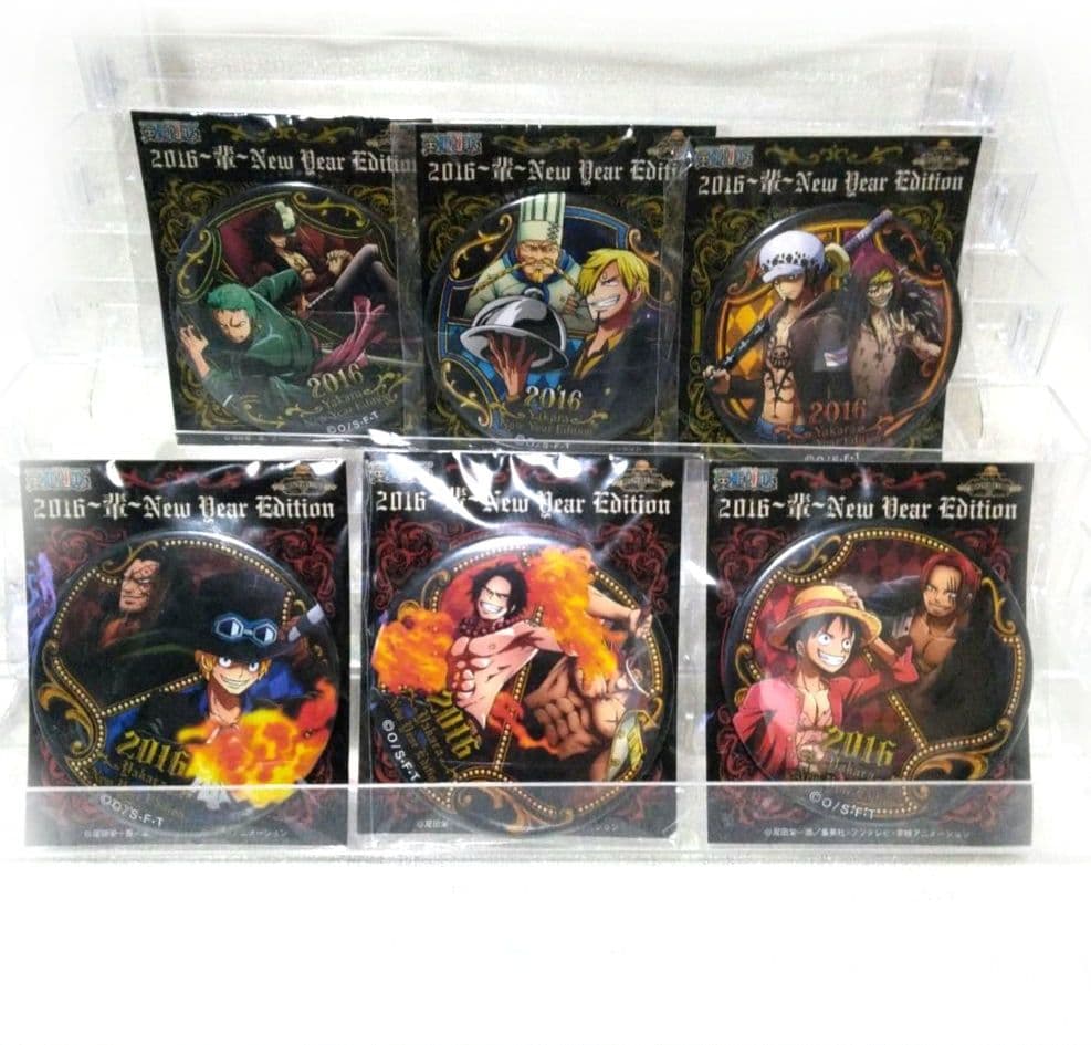 ワンピース 輩缶バッジ New Year Edition 6点セット