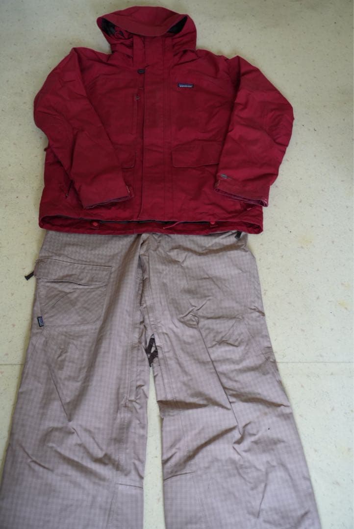 Patagonia サイドウォール メンズ　スキーウェアセット　スノーボード