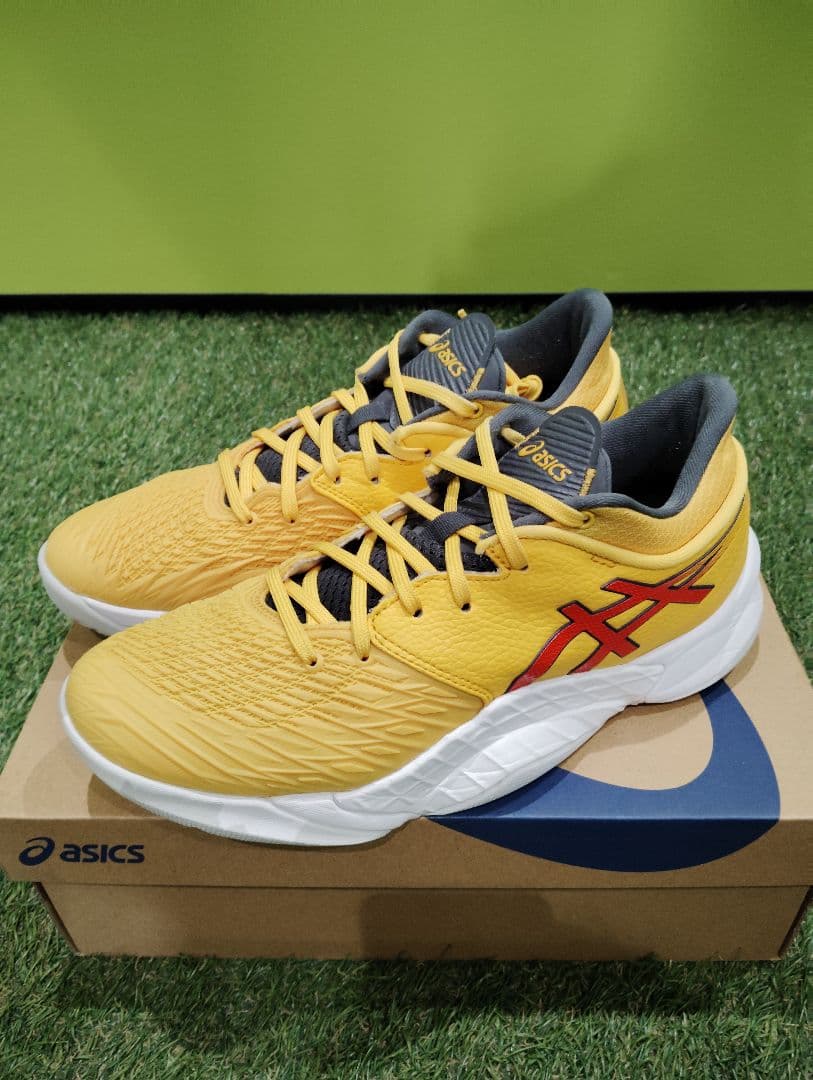 asics アンプレアルスlow 限定カラー イエロー