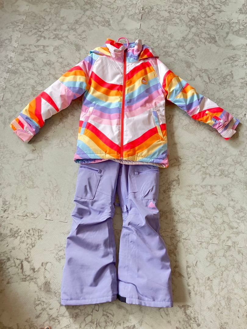 BURTON スキーウェアセット レインボー120