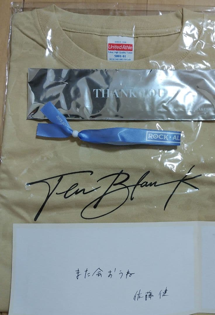 Mサイズ　グラスハート　Glass Heart　TENBLANK　Tシャツ