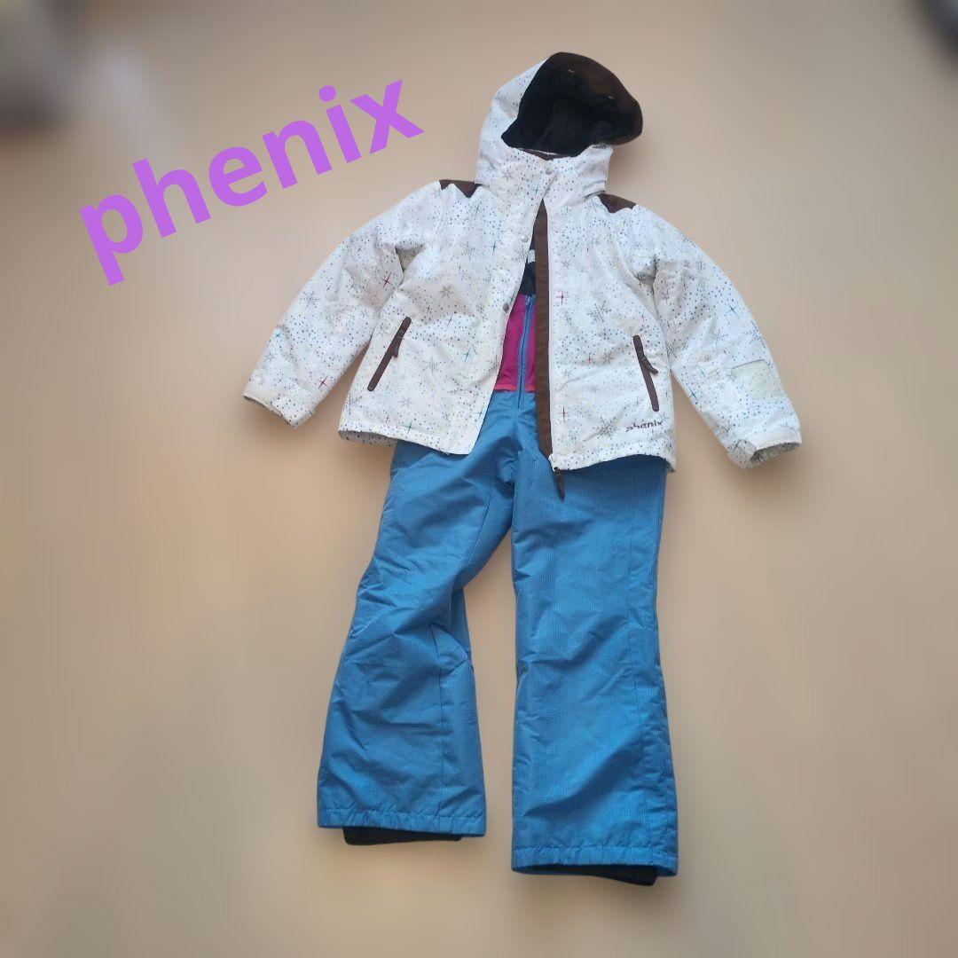 phenix 子ども用スキーウェア 140サイズ ピンク/ブルー