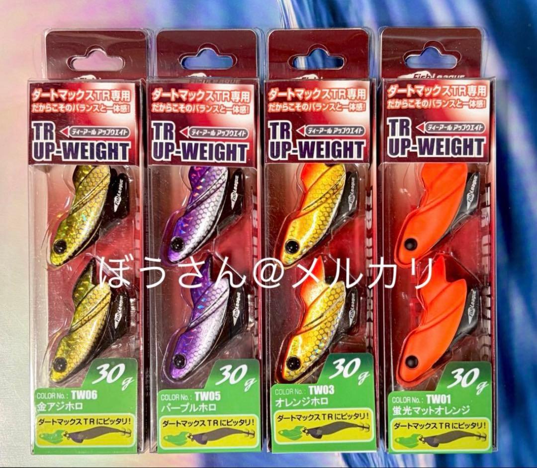 エギリー　ダートマックスTR専用　アップウェイト　30g 4色セット　新品未使用